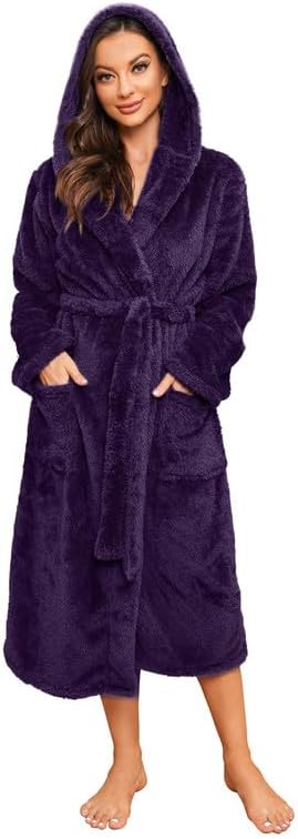 HEARTNICE Womens 100% Cotton Kimono Robe, Soft Knit Lightweight Bathrobe