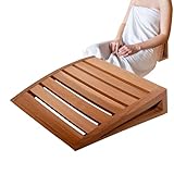 da sauna in legno – ergonomico antiscivolo per il collo, supporto per la schiena della sauna, supporto per accessori relax a casa, centro benessere, terapia termica, comfort
