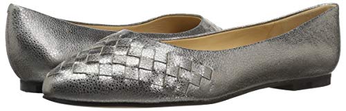 Trotters Women's Estee Woven Ballet Flat, Silver, 8.5 N Us #TOP6