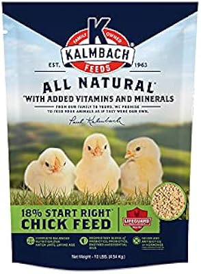 Kalmbach Feeds All Natural 18% Start Right Chick Feed Starter Crumble 10 lb
