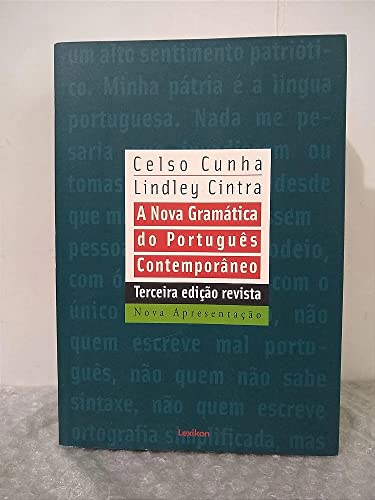 NOVA GRAMATICA DO PORTUGUES CONTEMPORANEO