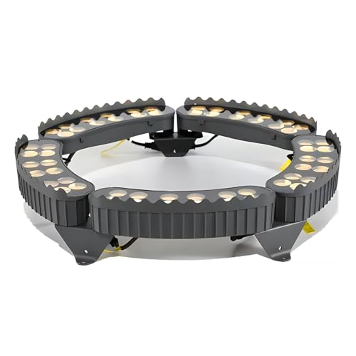 ZYGPH Focos LED para Exteriores, de bajo Voltaje, para Patios, Parques y césped (luz Blanca cálida, Paquete de 5)