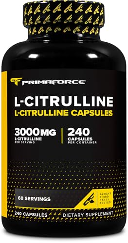 Primaforce L-Citrulline 3000mg, 240 Capsules, 60 Servings