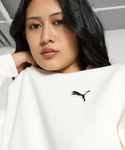 Image of PUMA Cotton Women Crew Neck Sweatshirt