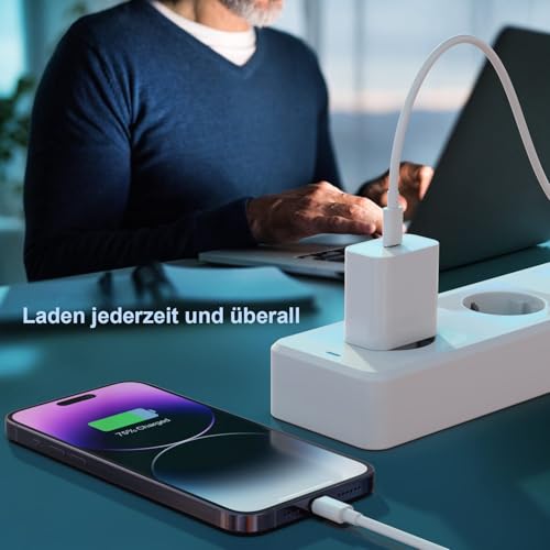 3er-Pack 25W USB C Schnellladegerät für iPhone 16/15/14/13/12/11 SE – Ansicht 6