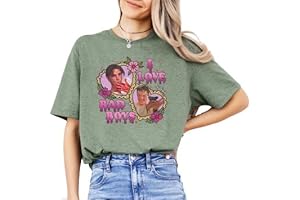 I Love Bad Boys Shirt for Boys: Retro 90s Halloween Horror Scream Trendy