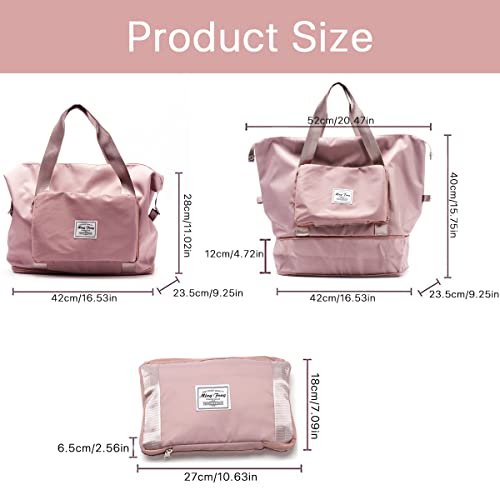 Large Capacity Gym Tote, Waterproof Carry On Tote, Dry and Wet Big Bag for Travel, Gym, Vacation2