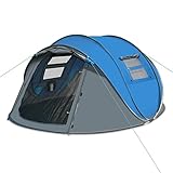 【Amplia Aplicaciones】：La carpa emergente automática se puede usar para recreación de niños, campamentos familiares, caminatas, viajes, caza, ocio en equipo, playa, mochileros, fiestas al aire libre y otras actividades casuales.