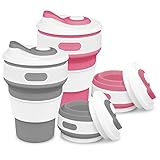 ☆Exquisites Aussehen: kompakte exquisite Verpackungsdesign, sichere und schöne faltbare Tasse. Es wird auch das beste Geschenk für Ihre Freunde und Familie sein! Bei der Party oder einer Reise, jederzeit und überall können Sie mit Ihrer Familie und Freunden eine gemütliche Kaffeezeit genießen.