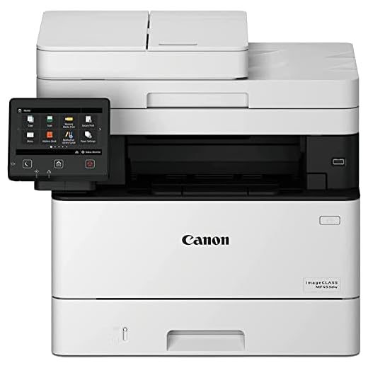 Canon imageCLASS MF453dw All-in-One Wireless Monochrome Laser Printer | Print, Copy, & Scan| | 5" Color Touch LCD | One Pass Duplex Scan