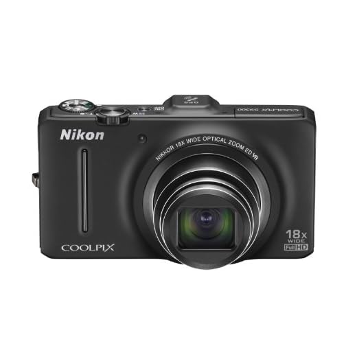 Nikon Coolpix S9300 Digital Camera in Black