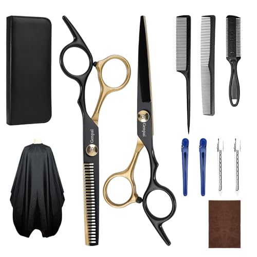 Professional Hair Cutting Scissors Kit – Stainless Steel Hair Shears,