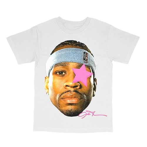 AI Allen Basketball Star Streetwear Vintage Style T-Shirt Black2