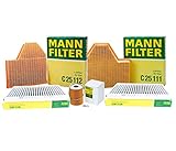 Mann Oil 2 Carbon Cabin 2 Air Filter Service Kit For BMW E60 E63 E64 M5 M6 S85