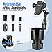 This Hill Cup Holder Phone Mount for Car,Upgraded 2 in 1 Car Cup Phone Holder Expander with Adjustable Base,360 Degree Rotation, Cup Phone Holder for Car Compatible iPhone,Samsung & All Smartphones