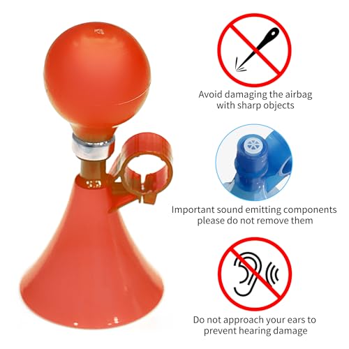 3-Pack Manual Bicycle Air Horns – Snail Shape Loud Bike Bells for Boys and Girls – Easy-to-Install Cycling Accessories - Image 7