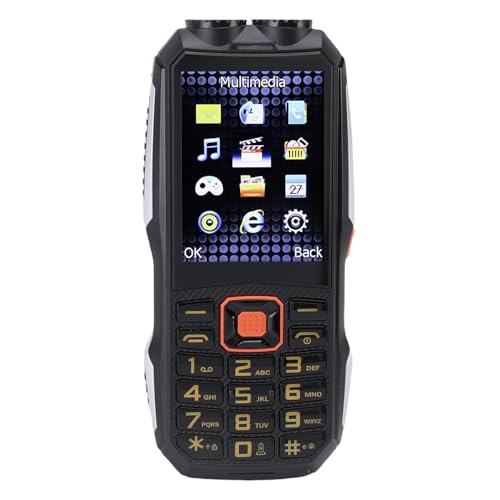 XUMIUZIY Entsperrtes Senioren Handy, 2G GSM Big Tasten Mobiltelefon mit 2,8 Zoll HD Farbbildschirm, LED Taschenlampe, 6800 MAh, Lautes Volumen, Notfall SOS, für ältere Kinder (EU-Stecker)