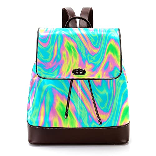 Sac à dos ordinateur portable protégez votre pc avec élégance cuir synthétique feuilles noir 19