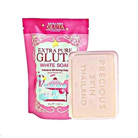 Beauty HubExtra Pura Fresh and Clean Gluta Whitening Soap For All Skin Types Soap for Men and Women 80gm