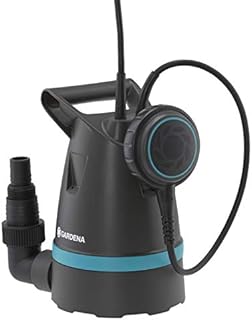 Gardena pompa zan. do cz. wody 8600 Basic: Pompa odwadniająca z el. przyłączem wężowym, wydajność do 8600 l/h, zasysanie płaskie do 4 mm, wył. pływakowy z funkcją pracy ciągłej (9001-47)