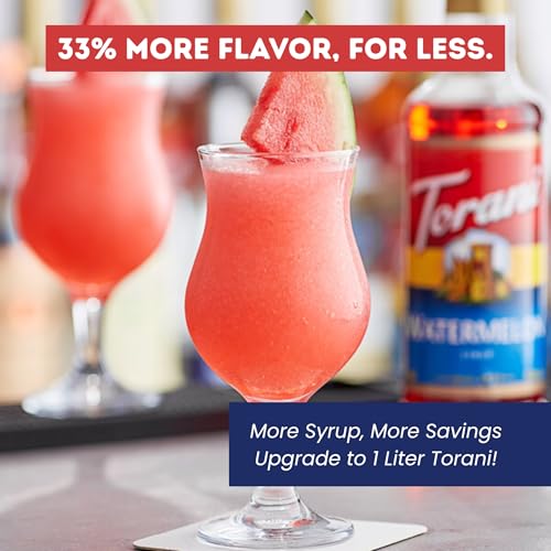 Image of Torani Watermelon Syrup 1L with Pump - Cocktails & Mocktails