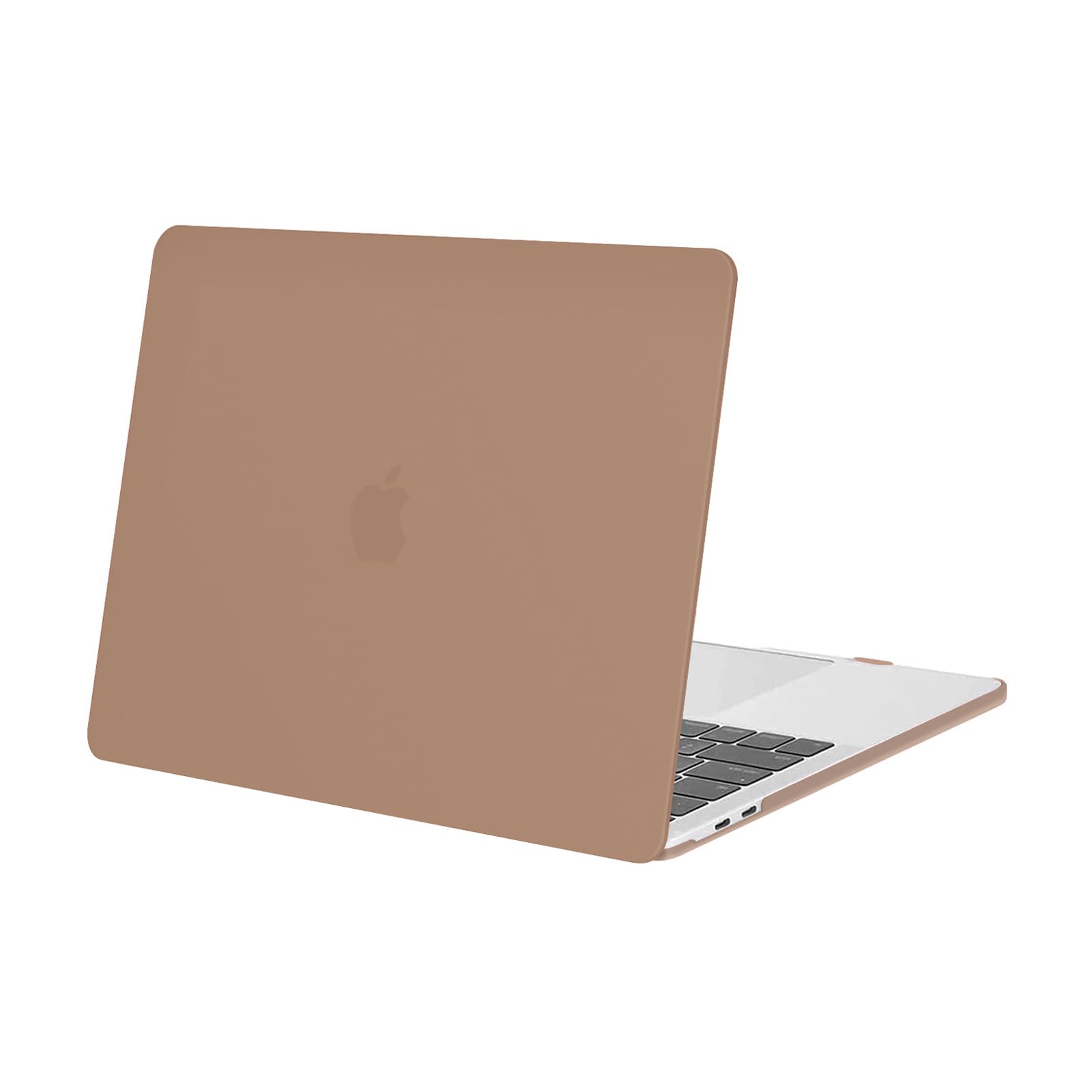 MOSISO Compatible with MacBook Pro 13 inch Case M2 2025, 2024, 2023, 2022-2016 A2338 M1 A2251 A2289 A2159 A1989 A1708 A1706 with/Without Touch Bar, Plastic Hard Shell Case Cover, Caramel Brown