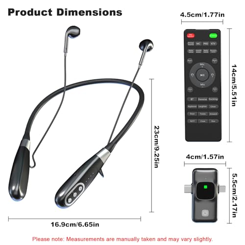 Image of Facmogu E8 Wireless Sound Card Live Streaming Earphones, Portable Multi-Function Sound Card Live Broadcasting Audio Editing Earphones w /Remote Control, Suitable for PS5 Streaming Game YouTube TikTok