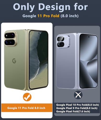 Image of FNTCASE for Google Pixel 11 Pro Fold Case Clear Compatible with Magsafe