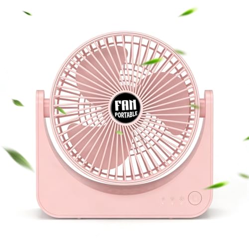 Ventilateur de bureau compact portable puissant refroidissement ajustable