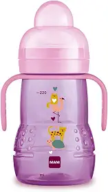 Copo MAM Trainer + 220ml - Rosa