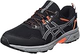 ASICS Herren Gel-Venture 8 Waterproof Trail Running Shoe, Black/Shocking Orange, 45 EU