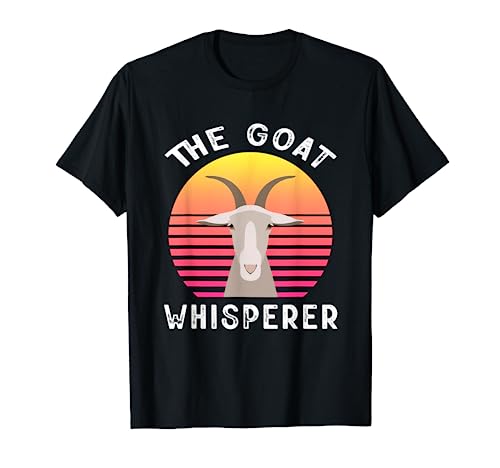 Vintage The Goat Whisperer - Regalo divertido para amantes de las cabras Camiseta