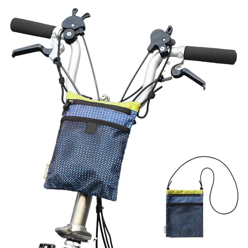 Sac de guidon de vélo léger bleu ROCKBROS 2 en 1 pour trottinette