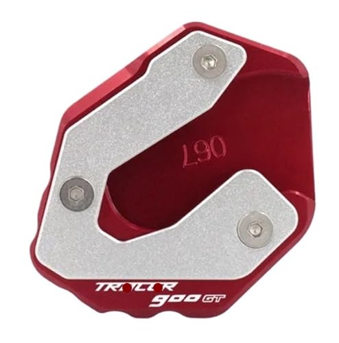 Extension de béquille latérale pour Tracer 900GT CNC plaque agrandissement rouge