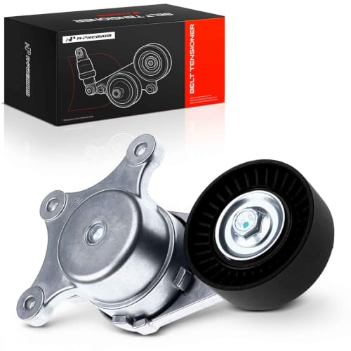 A-Premium Belt Tensioner Assembly with Pulley Compatible with Ford, Lincoln
