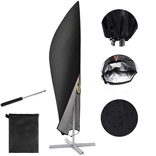 Patio Umbrella Covers Waterproof For 11 Ft Umbrella Market Parasol Zipper 7 11ft