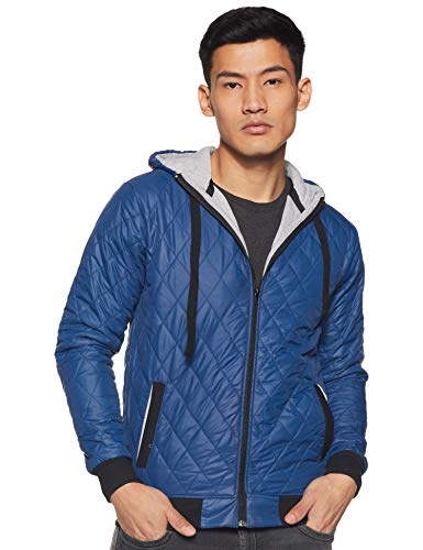 Image of CAHOOT Men's Solid Vegan Leather Regular Fit Cotton Jacket For Winter Wear Standing Collar | Full Sleeve | Zipper | Casual Jacket For Man | Western Stylish Jacket For Men