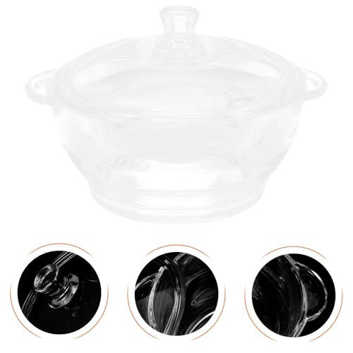Cocotte en verre borosilicate 2,5l Toyvian avec couvercle - 7