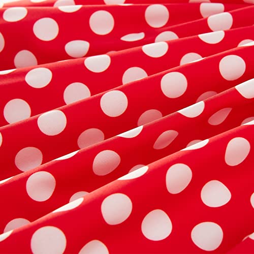 Vieille Hawaii Outfit For Toddler Girl Sleeveless Ties Straps Baby Girl Red Dress Vintage Polka Dot Casual Summer Dress Outfit 2T 3T Girl Dress #TOP5