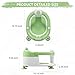 Baby Bath Seat for Babies 6 Months & Up, Toddler Bath Seats for Babies Sitting Up, Non-Slip Infant Bath Tub Chair with Suction Cups & Soft Cushion for Shower, Compact Toddler Bathtub Seat, Green