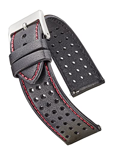 Correa de reloj de piel suave Alpine que evita el sudor y rozaduras