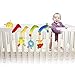 ODOMY Jouets pour Poussettes Spirale d’activité avec Jouets à Suspendre à la Poussette Cosy Bebe au Landau ou au Lit de Bébé Chenille de Couleur