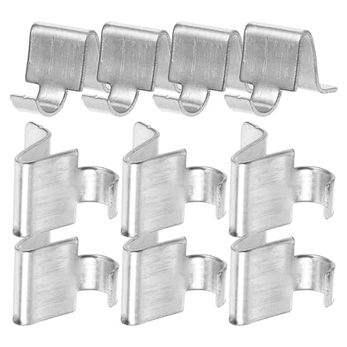 PENIKOKO 10個 ファイルキャビネット用 棚クリップ 頑丈な棚サポートクリップ キッチン収納や 安定性と 性向上の 鉄製支柱