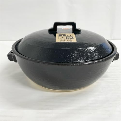 マルヨシ陶器 STYLE 土鍋 BLACK IH8号 M0227