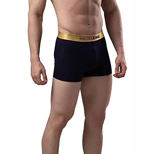 Image of Underjeans Men's Cotton Blend Regular Fit Trunk