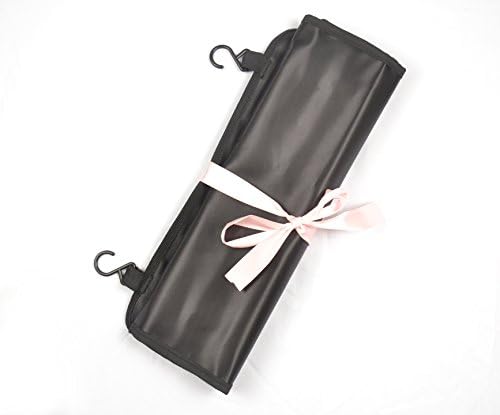 Clip in Human Hair Extension Storage/styling Case for Hair Extension 8''-24''_black