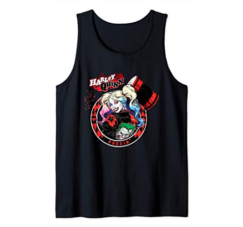 Batman Harley Quinn Joker Patch Camiseta sin Mangas
