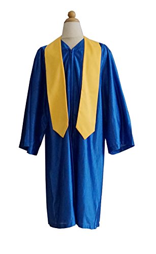 Grad Days Unisex Kindergarten Plain Graduation Stole 40'' Long Gold #TOP4