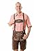 Men's Bavarian Lederhosen Tracht Oktoberfest Lederhosen Brown 38