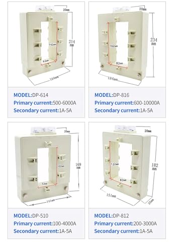 Transformateur de courant à pince DP614 ouvert 1500/5A pour barre de cuivre